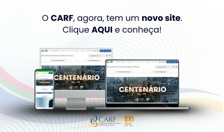 O CARF, agora, tem um um novo site. Clique aqui e conheça !